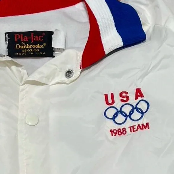 Vintage 1988 Olympic Jacket USA Men's Extra Large Bomber